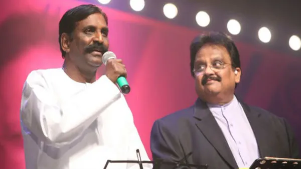 vairamuthu with spb concert
